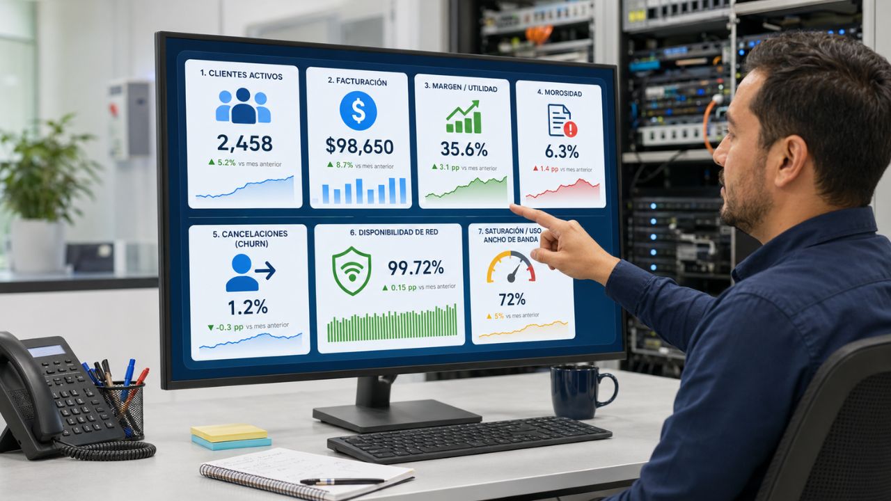 Tablero de métricas y monitoreo de un ISP